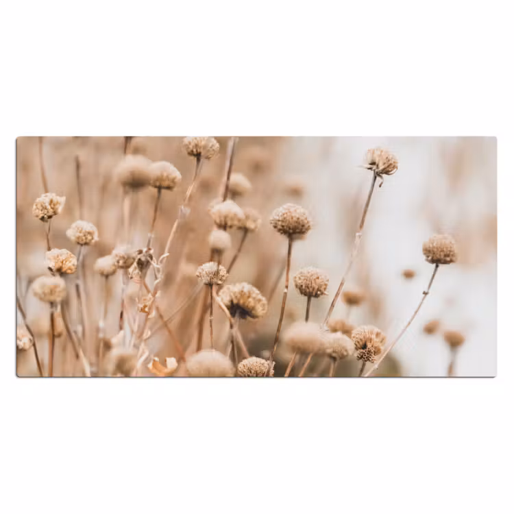 Bureau onderlegger - droogbloemen-beige-bloemen-natuur — 2