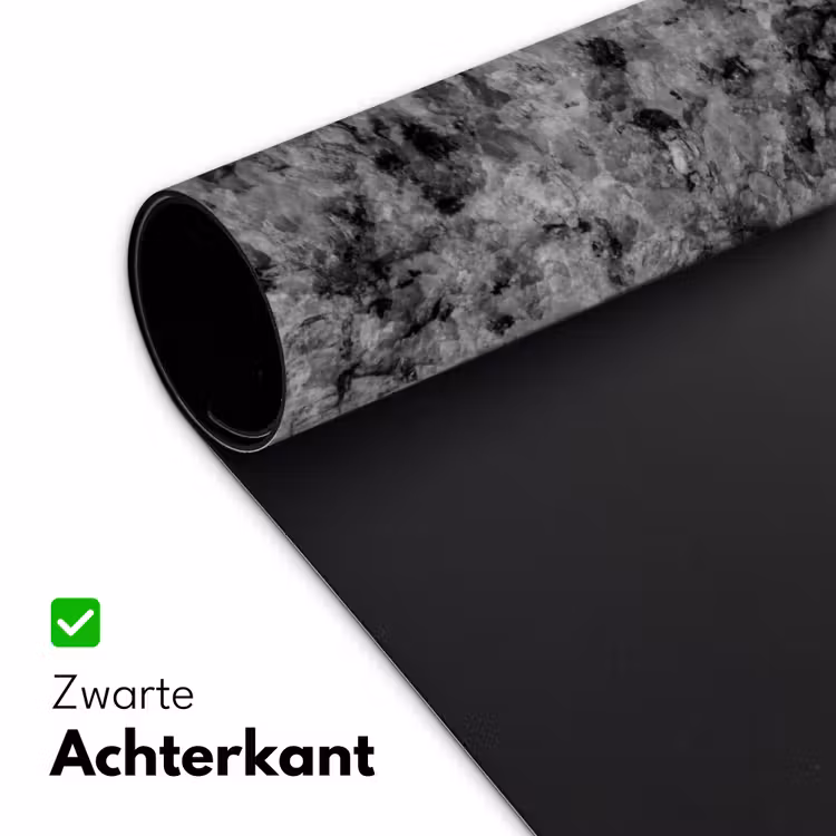Bureau onderlegger - graniet-steen-zwart-wit — 4