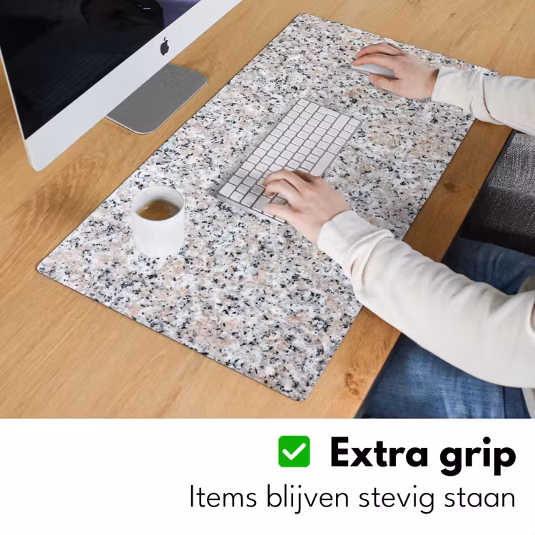 Bureau onderlegger - graniet-structuren-design-steen — 5