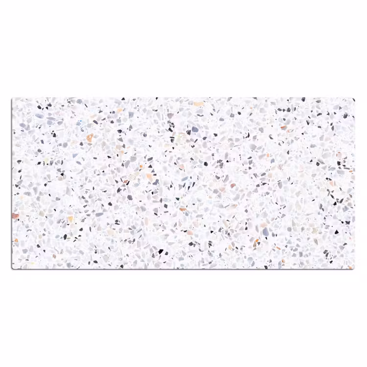 Bureau onderlegger - graniet-structuur-design-wit — 1