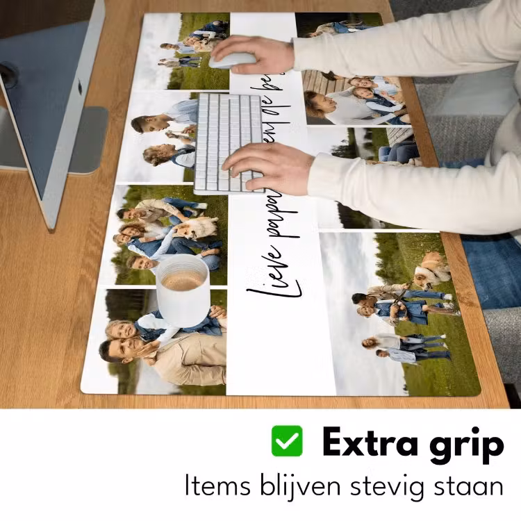 Bureau onderlegger - Collage met tekst — 5