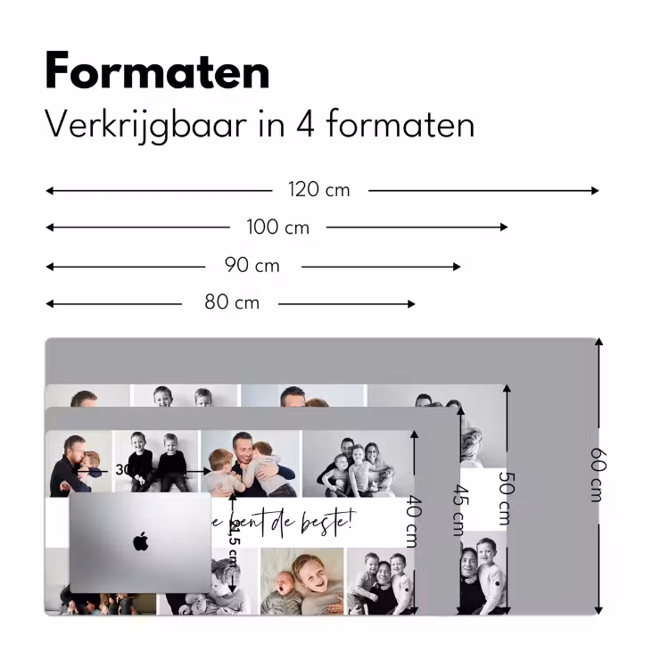 Bureau onderlegger - Collage met tekst — 6