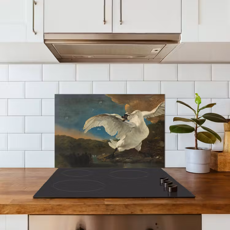 Spatscherm keuken - Zwaan - Oude meesters - Jan Asselijn — 6