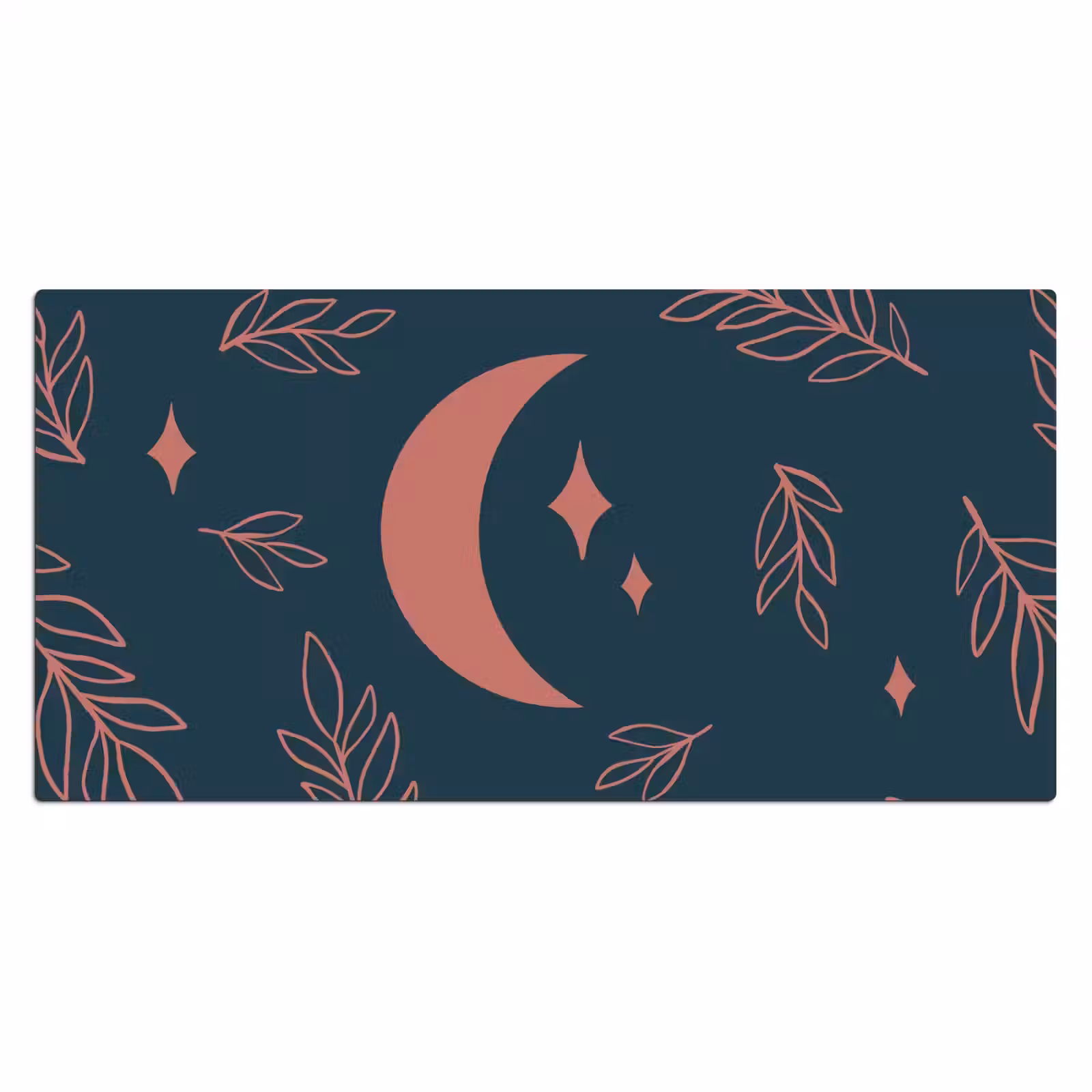 Bureau onderlegger - Patronen - Maan - Planten — 1