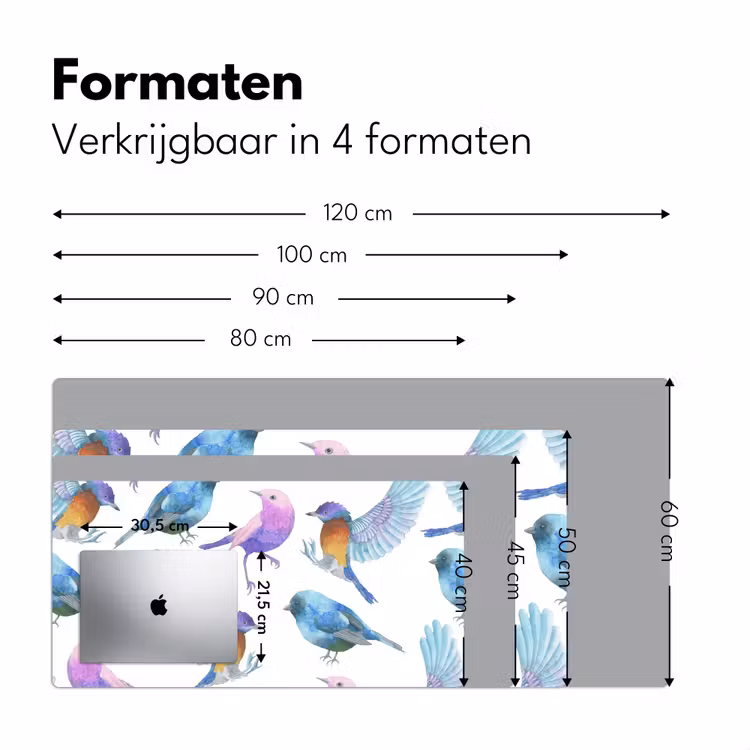 Bureau onderlegger - Design - Vogels — 7