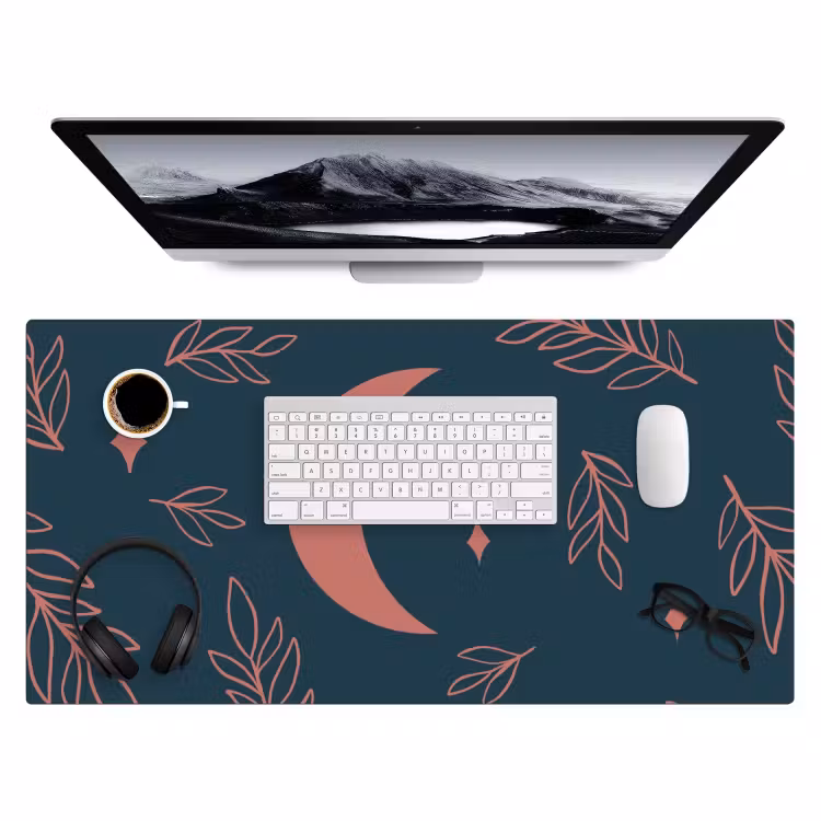 Bureau onderlegger - Patronen - Maan - Planten — 3