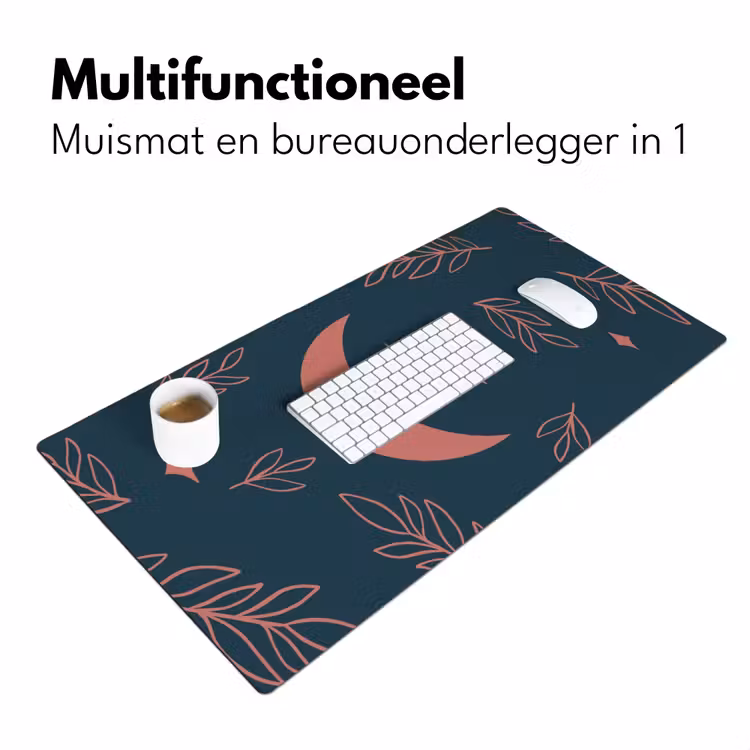 Bureau onderlegger - Patronen - Maan - Planten — 6