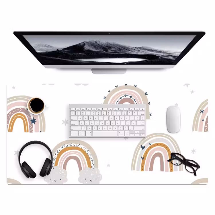 Bureau onderlegger - Patroon - Regenboog — 3