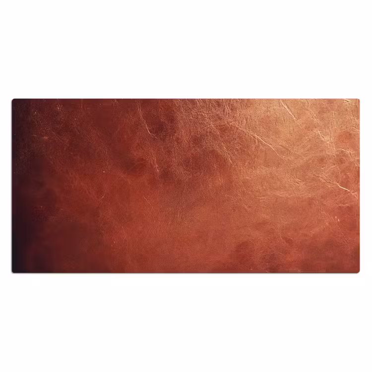 Bureau onderlegger - leer-lederlook-bruin-licht — 1