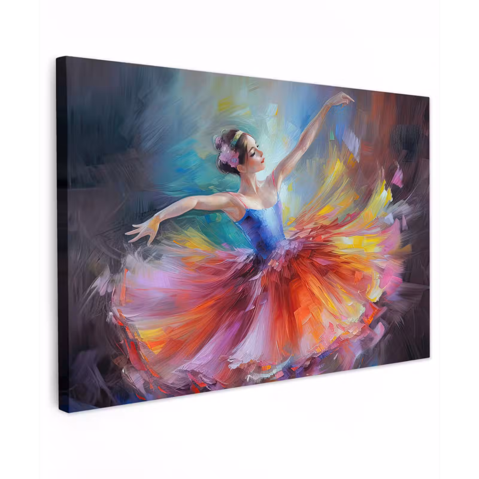 Canvas schilderij - Schilderij - Olieverf - Dans - Ballerina — 1