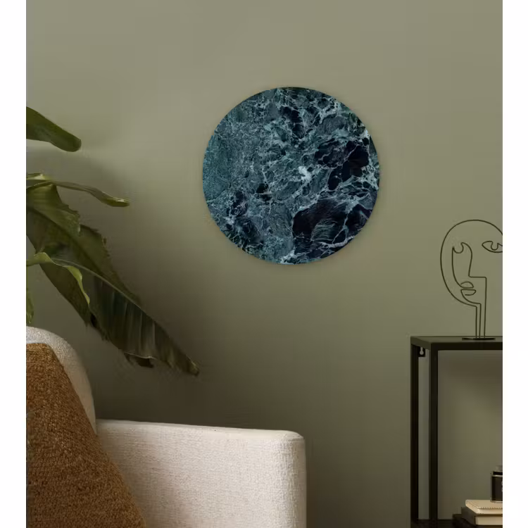 Muurcirkel - Marmer - Steen - Textuur - Marmerlook - Design — 3