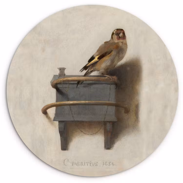 Muurcirkel - Puttertje - Oude Meester - Carel Fabritius — 1