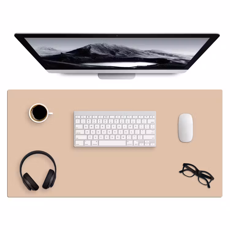 Bureau onderlegger - Beige - Kleuren - Effen — 3
