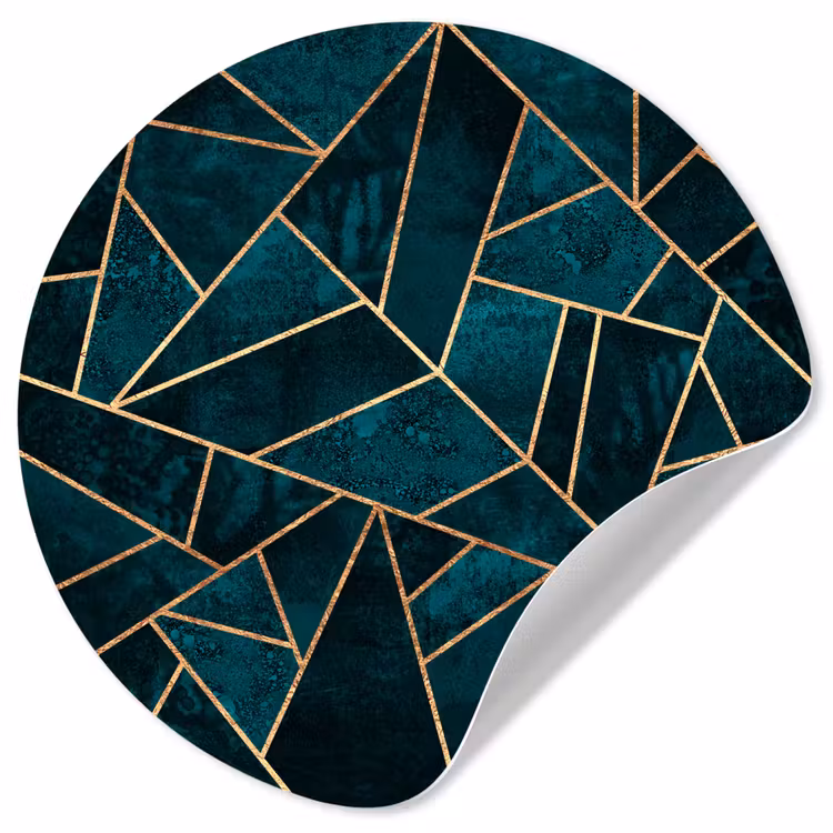 Behangcirkel - Stenen - Goud - Luxe - Patronen - Abstract — 1