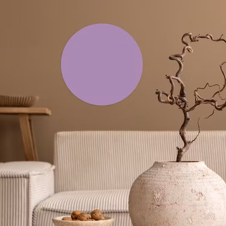 Behangcirkel - Interieur - Paars - Kleuren - Paarse - Kleur - Effen — 2