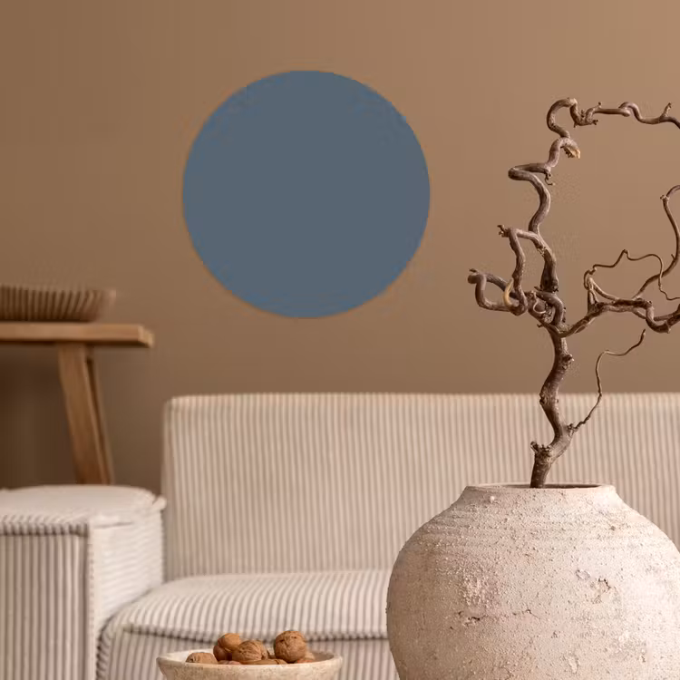 Behangcirkel - Kleuren - Blauw - Interieur — 2