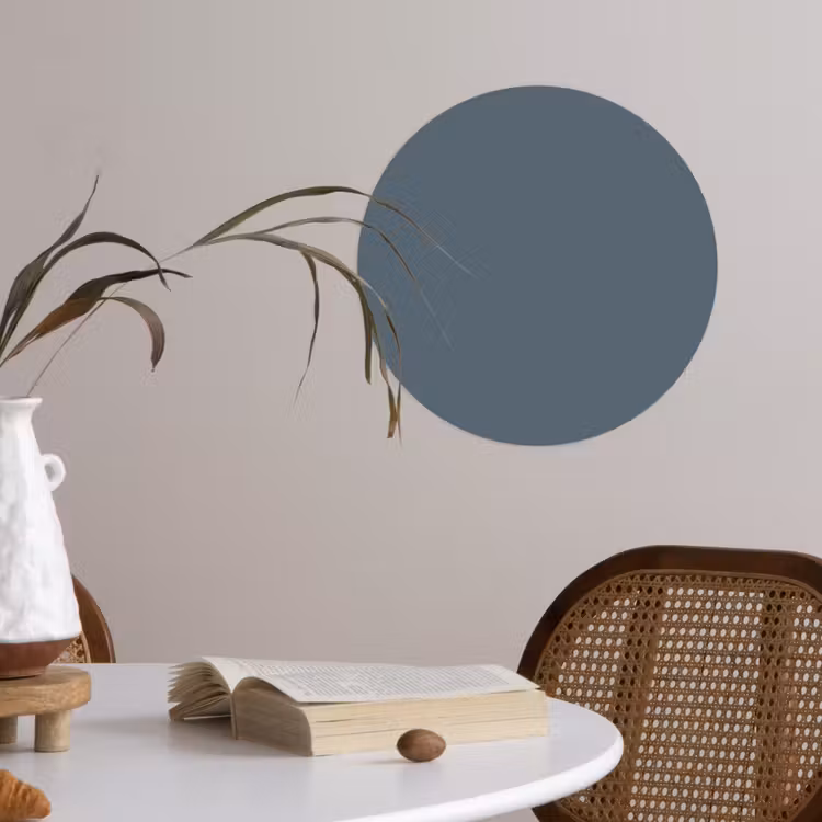Behangcirkel - Kleuren - Blauw - Interieur — 4