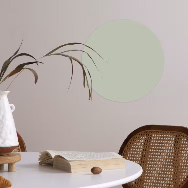 Behangcirkel - Mintgroen - Effen kleur — 4
