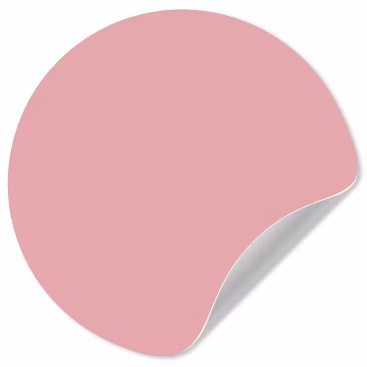 Behangcirkel - Roze - Kleuren - Interieur - Effen - Kleur — 1