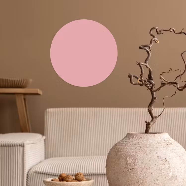 Behangcirkel - Roze - Kleuren - Interieur - Effen - Kleur — 2