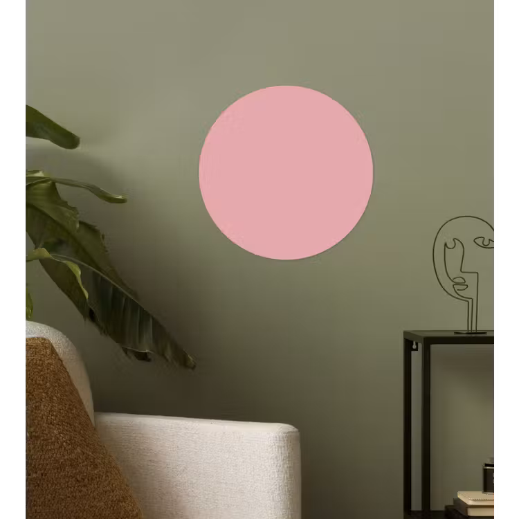 Behangcirkel - Roze - Kleuren - Interieur - Effen - Kleur — 3