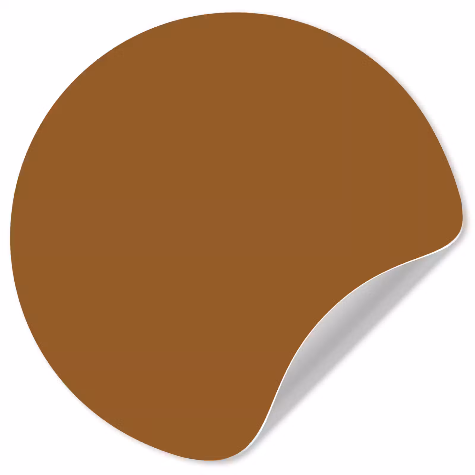 Behangcirkel - Bruin - Aardetint - Effen kleur — 1