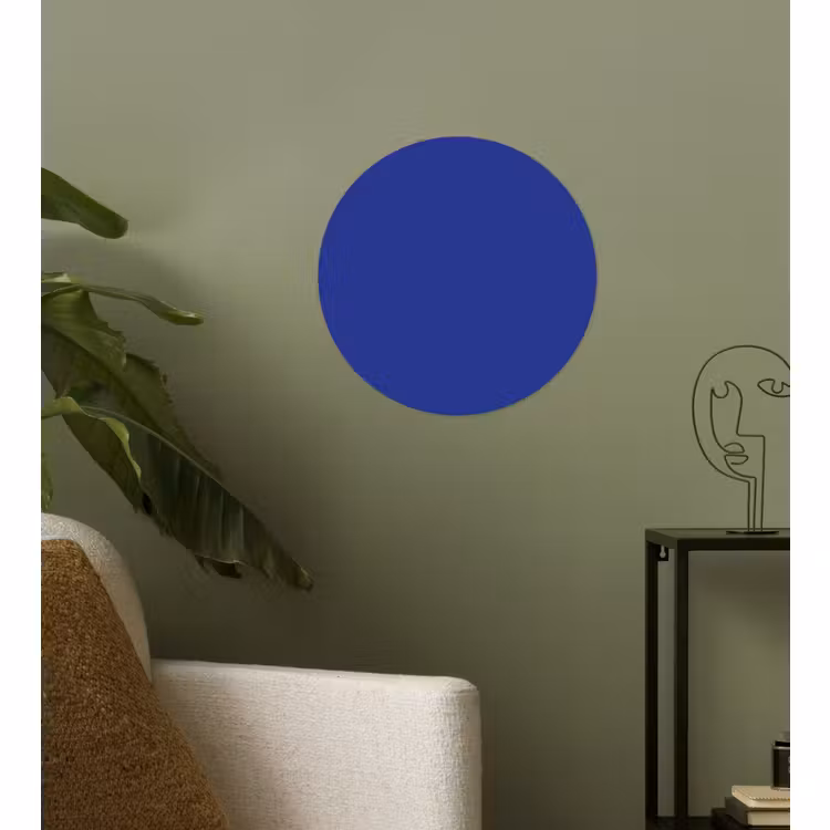 Behangcirkel - Blauw - Effen kleur - Donkerblauw — 3