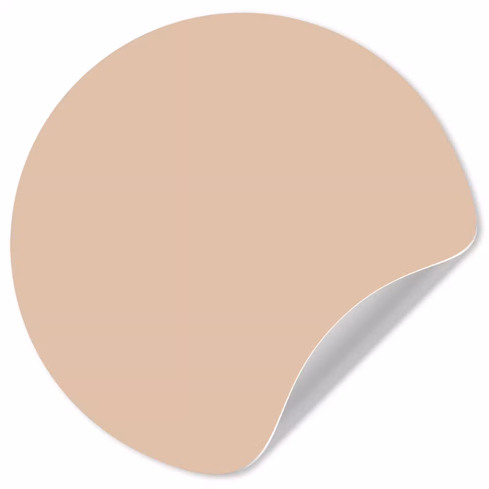 Behangcirkel - Beige - Kleuren - Effen — 1
