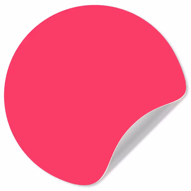 Behangcirkel - Karmijn - Kleuren - Palet - Roze — 1