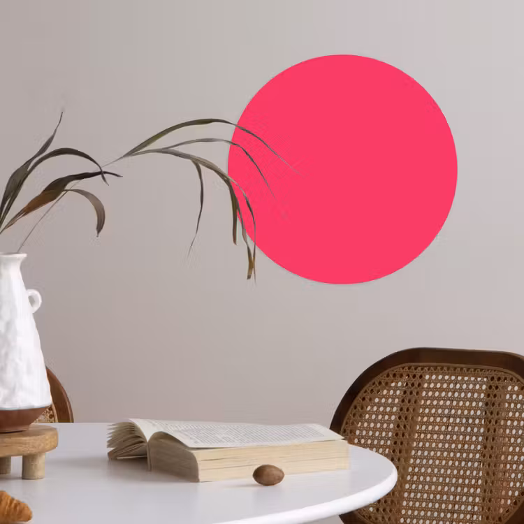 Behangcirkel - Karmijn - Kleuren - Palet - Roze — 4