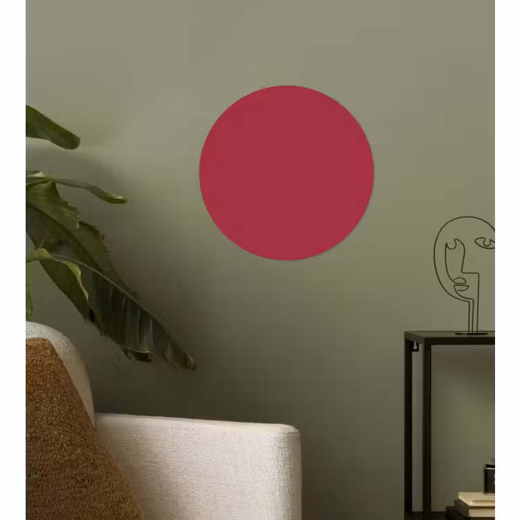 Behangcirkel - Rood - Effen kleur — 3