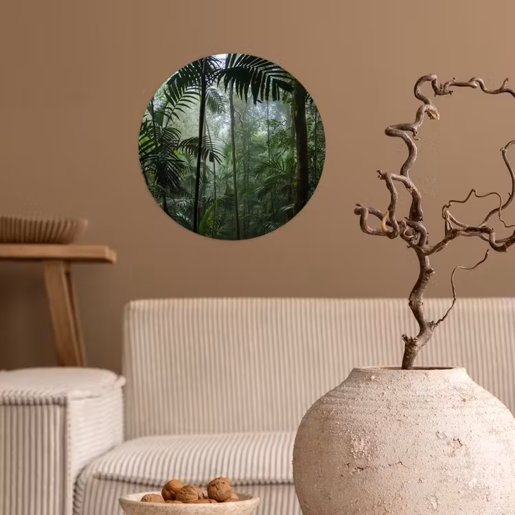 Behangcirkel - Regenwoud - Tropisch - Jungle - Bomen - Planten — 2