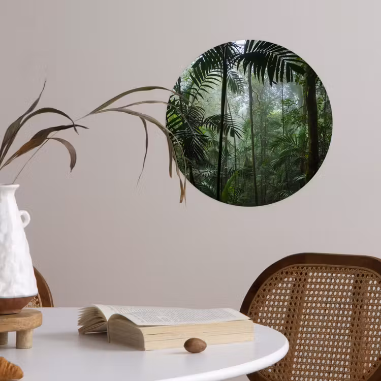Behangcirkel - Regenwoud - Tropisch - Jungle - Bomen - Planten — 4