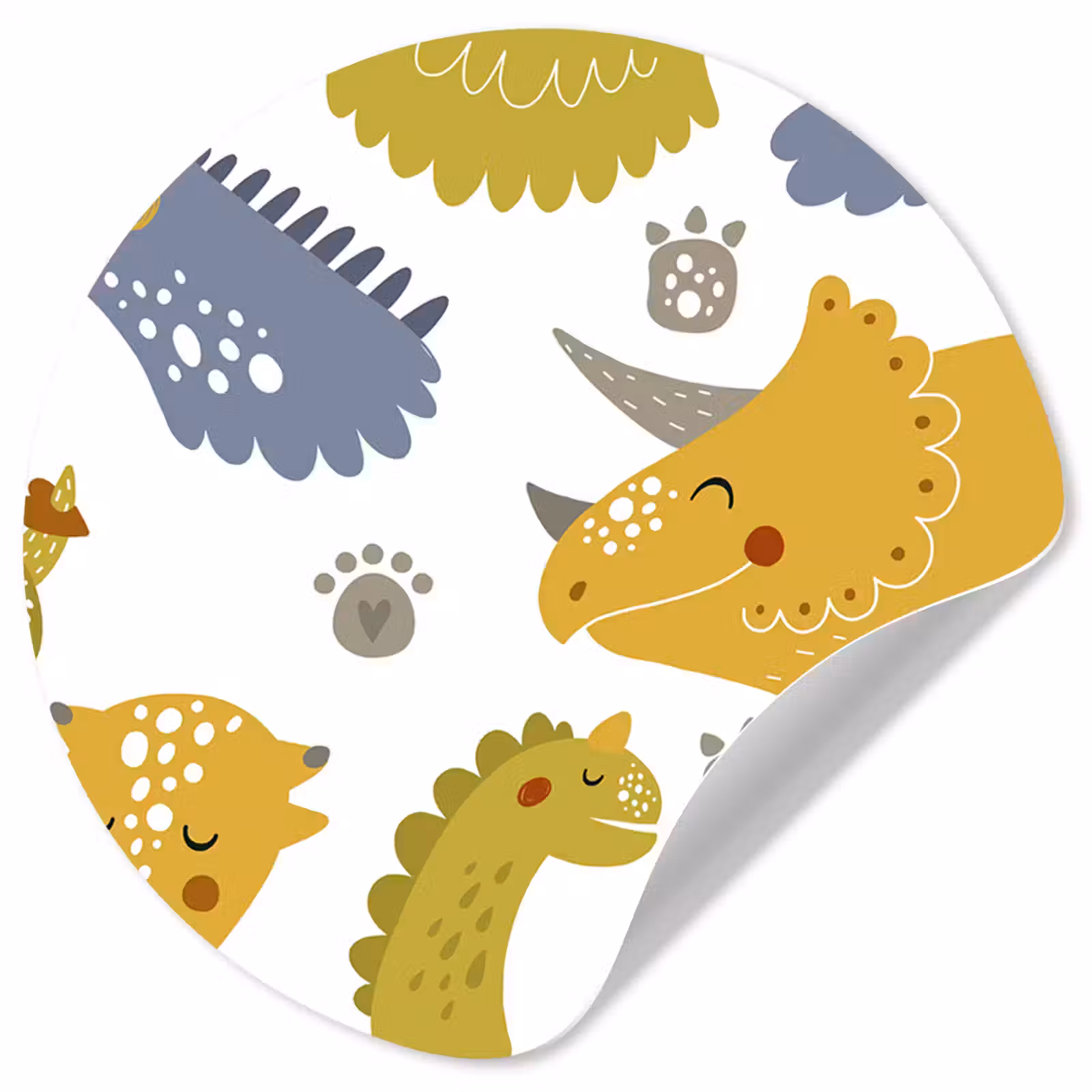 Behangcirkel - Dinosaurus - Patronen - Jongens - Dino - Kinderen — 1
