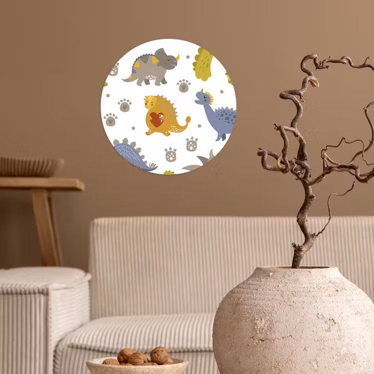 Behangcirkel - Dinosaurus - Kinderen - Design - Jongens - Meisjes - Kinderen — 2