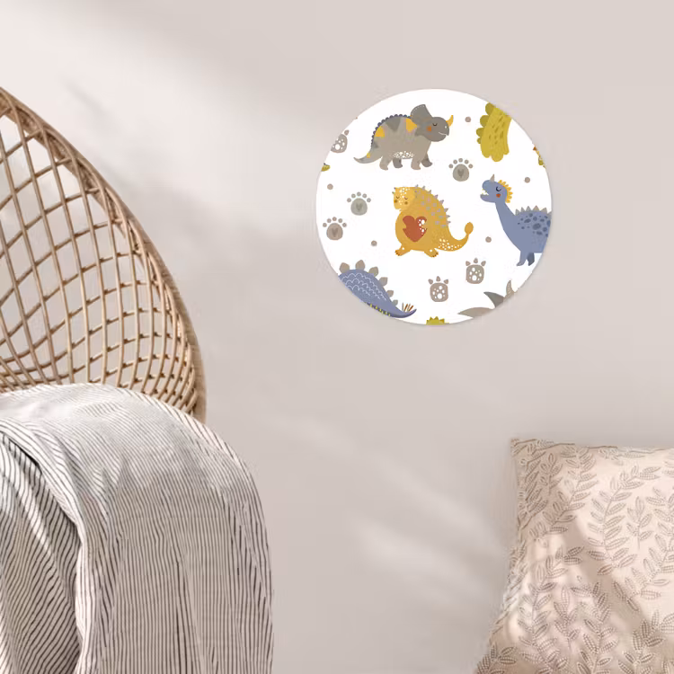 Behangcirkel - Dinosaurus - Kinderen - Design - Jongens - Meisjes - Kinderen — 5