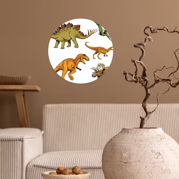 Behangcirkel - Dinosaurus - Tekening - Kinderen - Jongens - Kinderen — 2