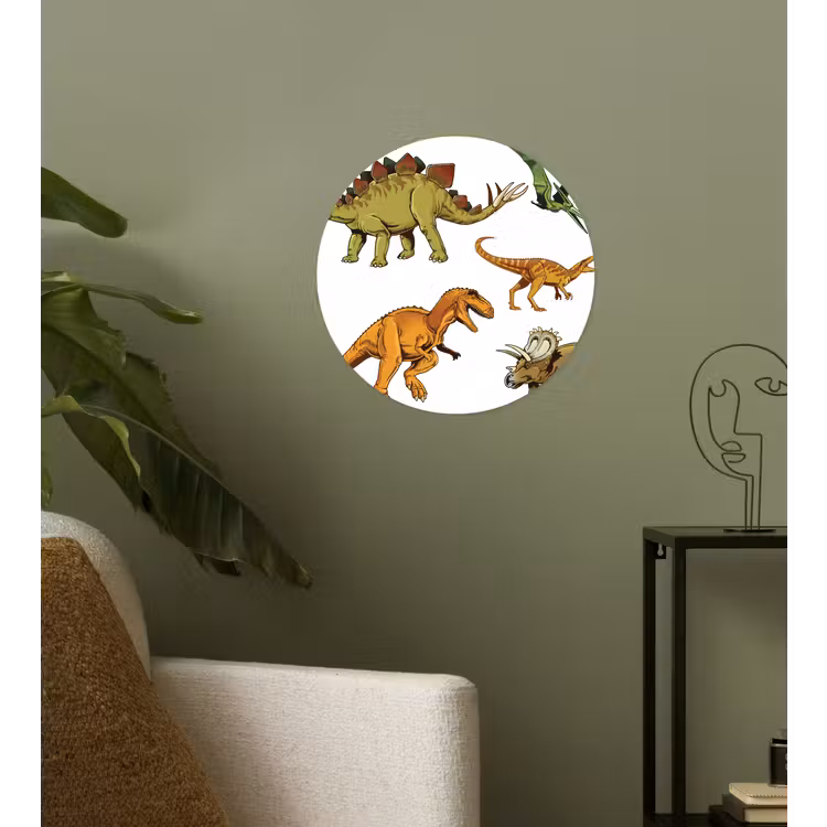 Behangcirkel - Dinosaurus - Tekening - Kinderen - Jongens - Kinderen — 3