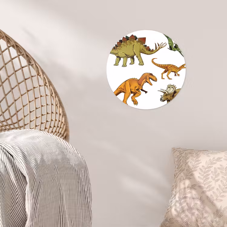 Behangcirkel - Dinosaurus - Tekening - Kinderen - Jongens - Kinderen — 5