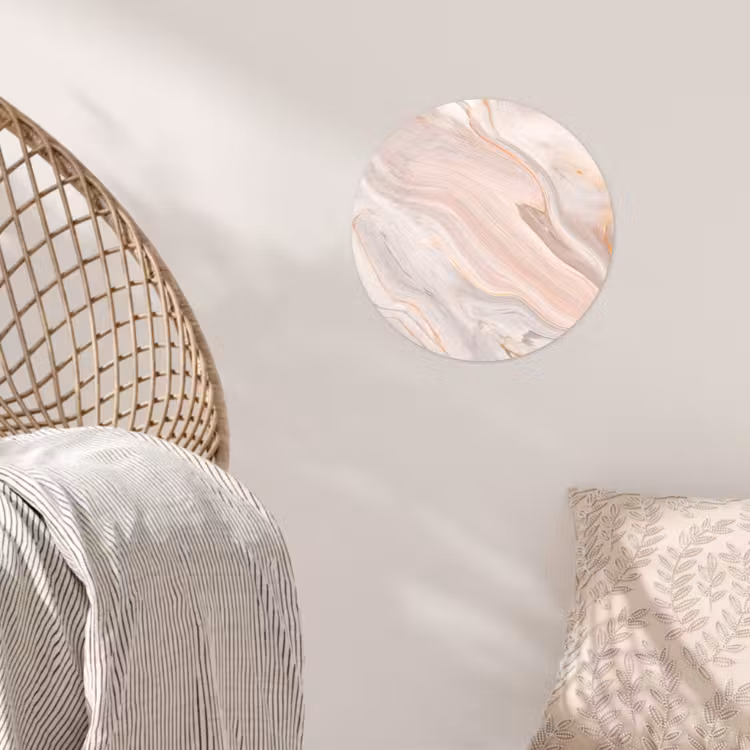 Behangcirkel - Marmer - Patroon - Pastel - Abstract - Marmerlook - Luxe — 5