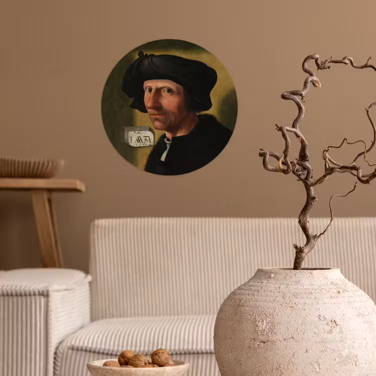 Behangcirkel - Portret van Jacob Cornelisz van Oostsanen - Schilderij van Jacob Cornelisz. van Oostsanen — 2