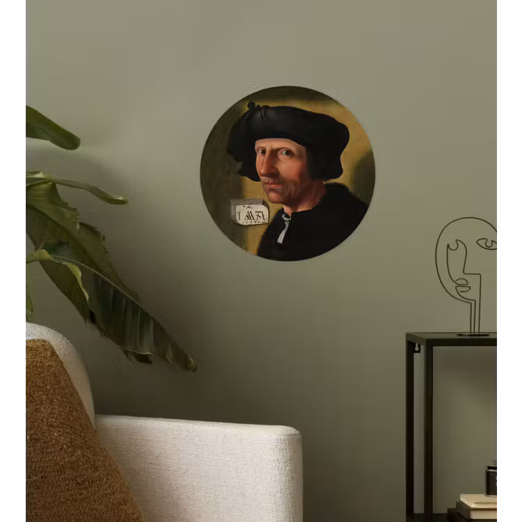 Behangcirkel - Portret van Jacob Cornelisz van Oostsanen - Schilderij van Jacob Cornelisz. van Oostsanen — 3