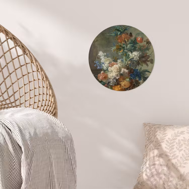Behangcirkel - Stilleven met bloemen - Schilderij van Jan van Huysum — 5