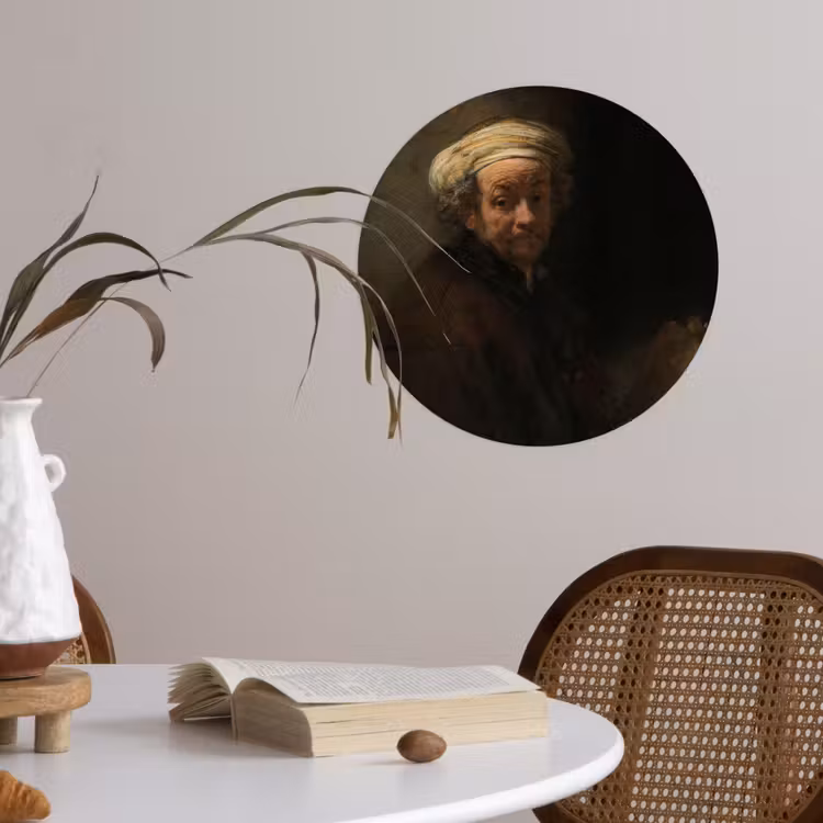 Behangcirkel - Zelfportret als de apostel Paulus - Schilderij van Rembrandt van Rijn — 4