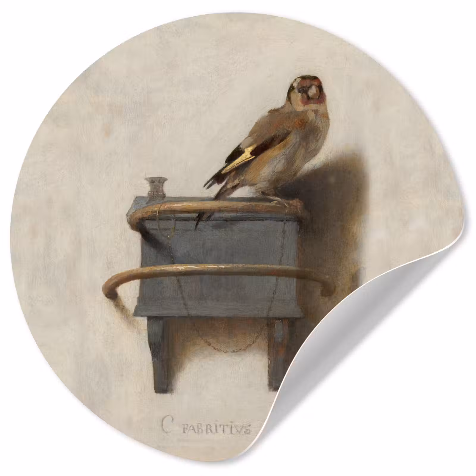 Behangcirkel - Puttertje - Oude Meester - Carel Fabritius — 1