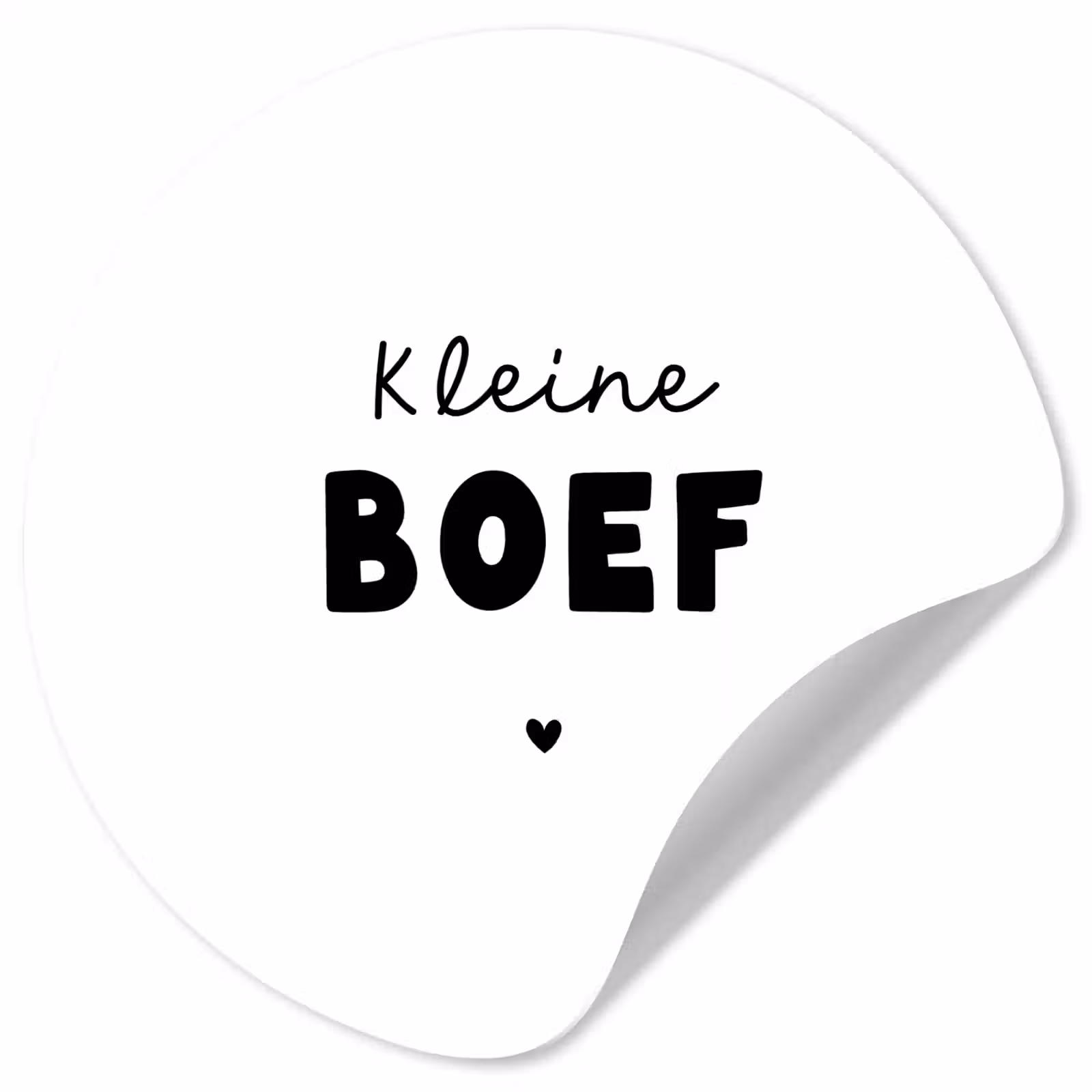 Behangcirkel - Kinderen - Quotes - Kleine boef - Spreuken — 1