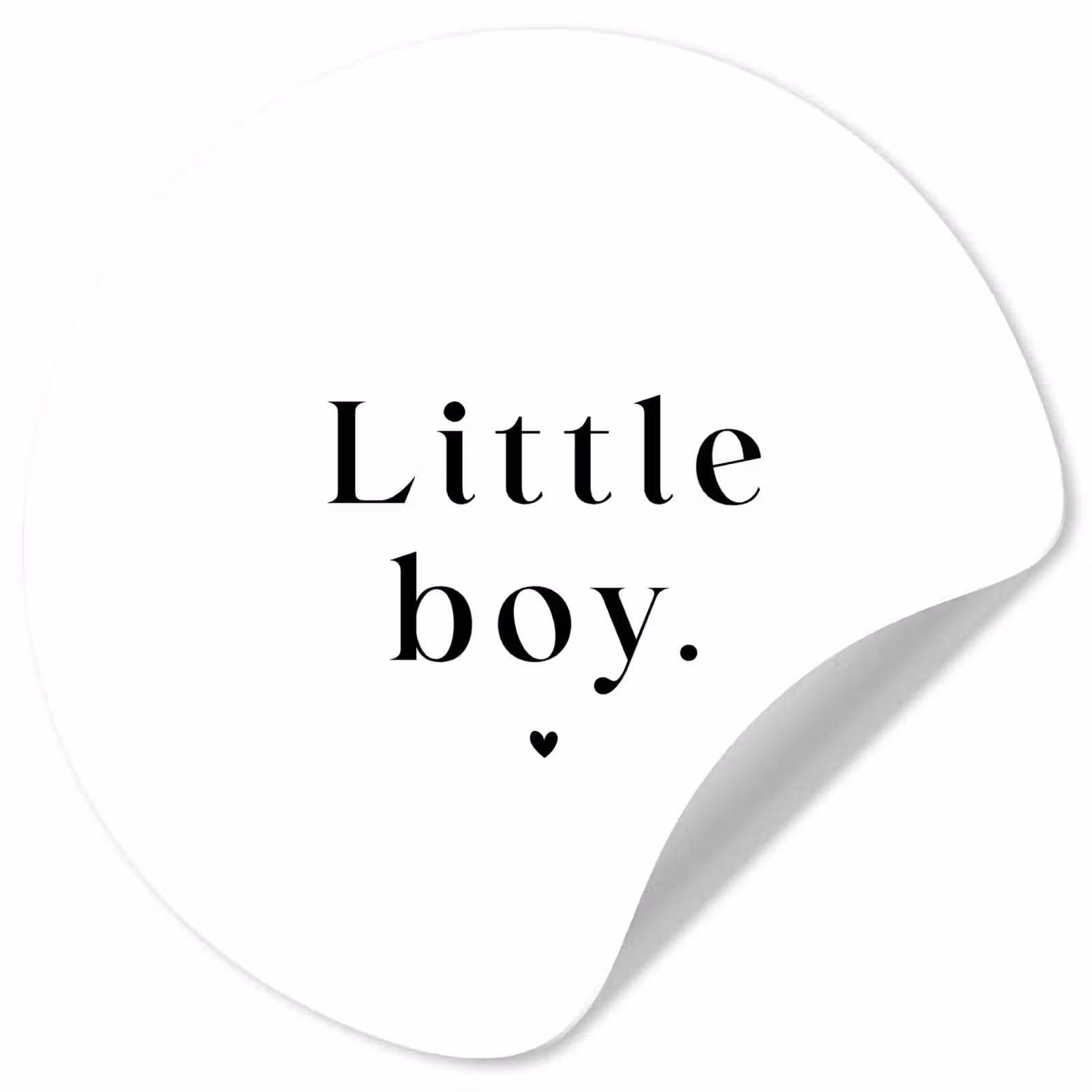 Behangcirkel - Kinderen - Spreuken - Little boy - Quotes - Jongens — 1