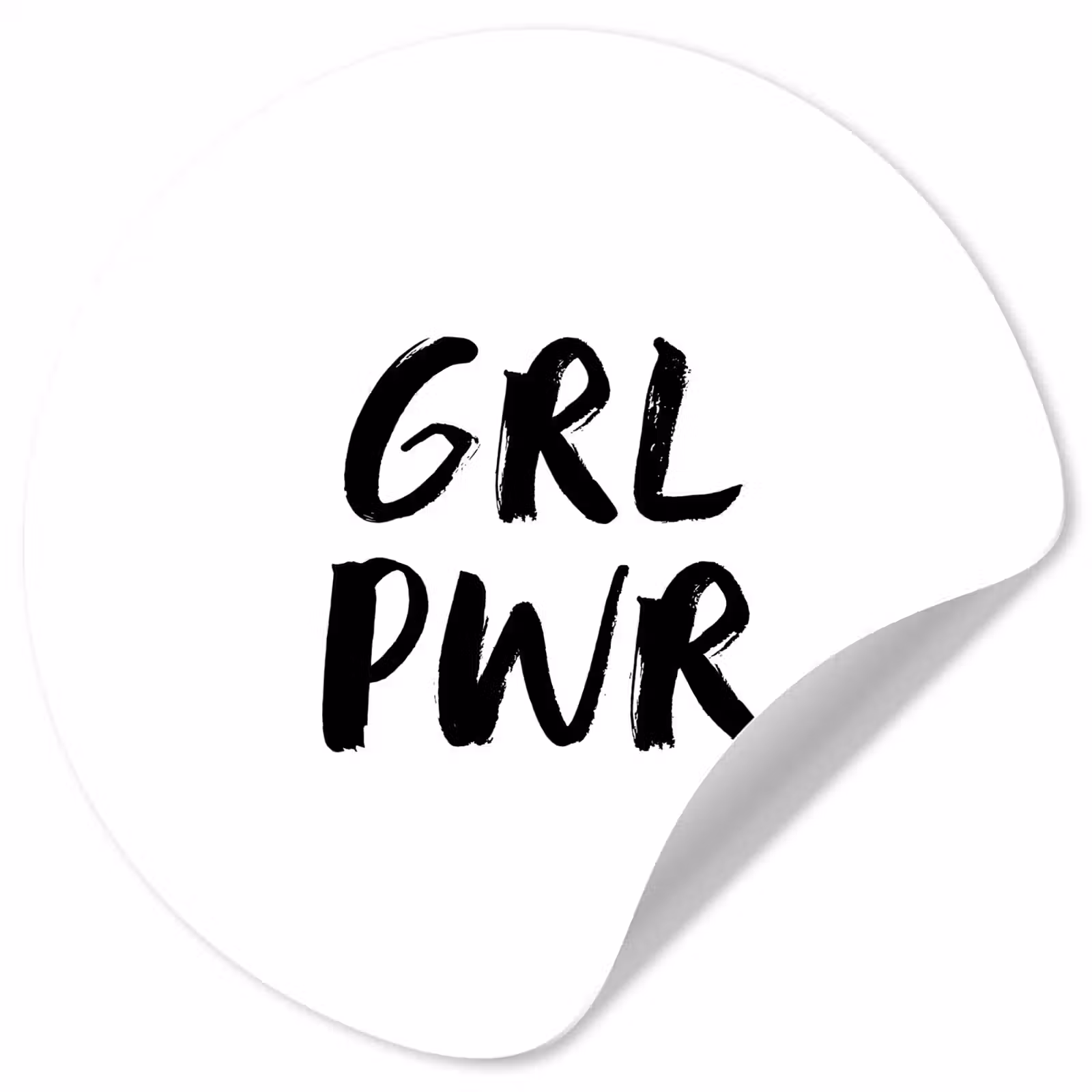 Behangcirkel - Spreuken - Grl pwr - Meisjes - Quotes - Kinderen — 1
