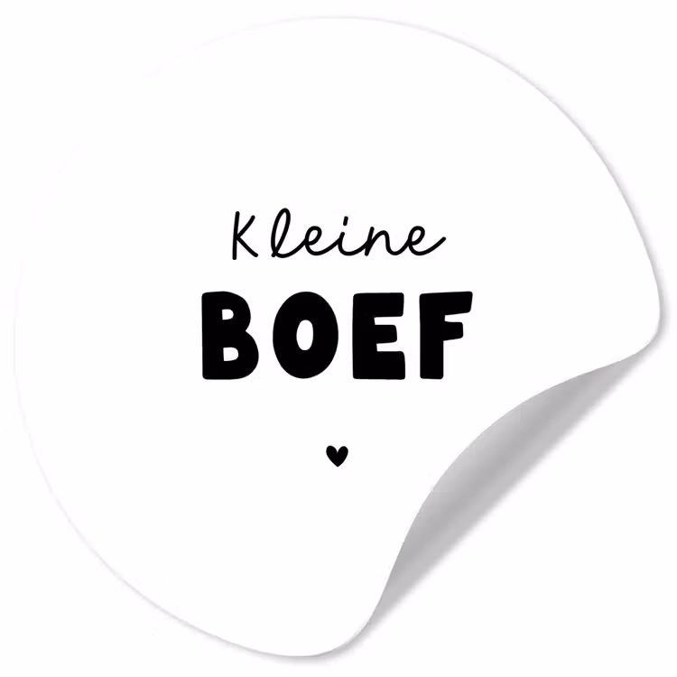 Behangcirkel - Kinderen - Quotes - Kleine boef - Spreuken — 1
