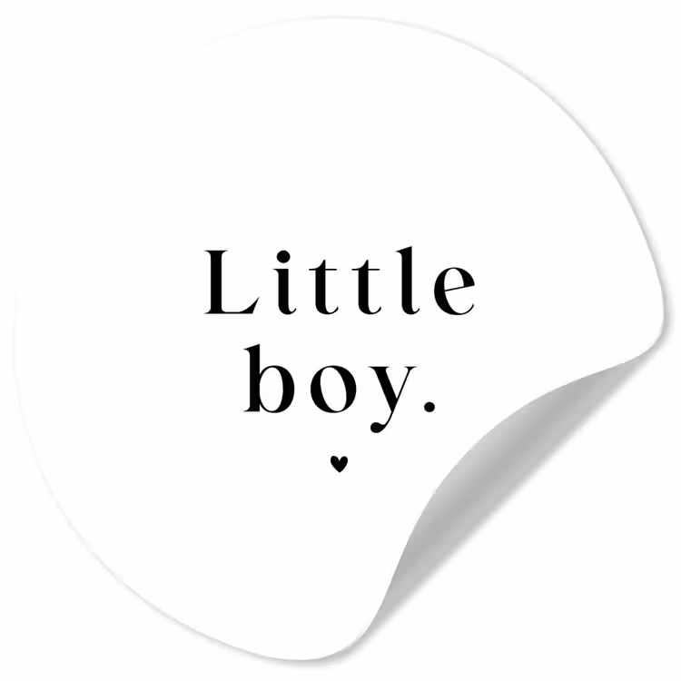 Behangcirkel - Kinderen - Spreuken - Little boy - Quotes - Jongens — 1